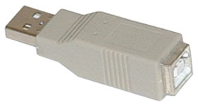 USB Type A Male to Type B Female Adapter